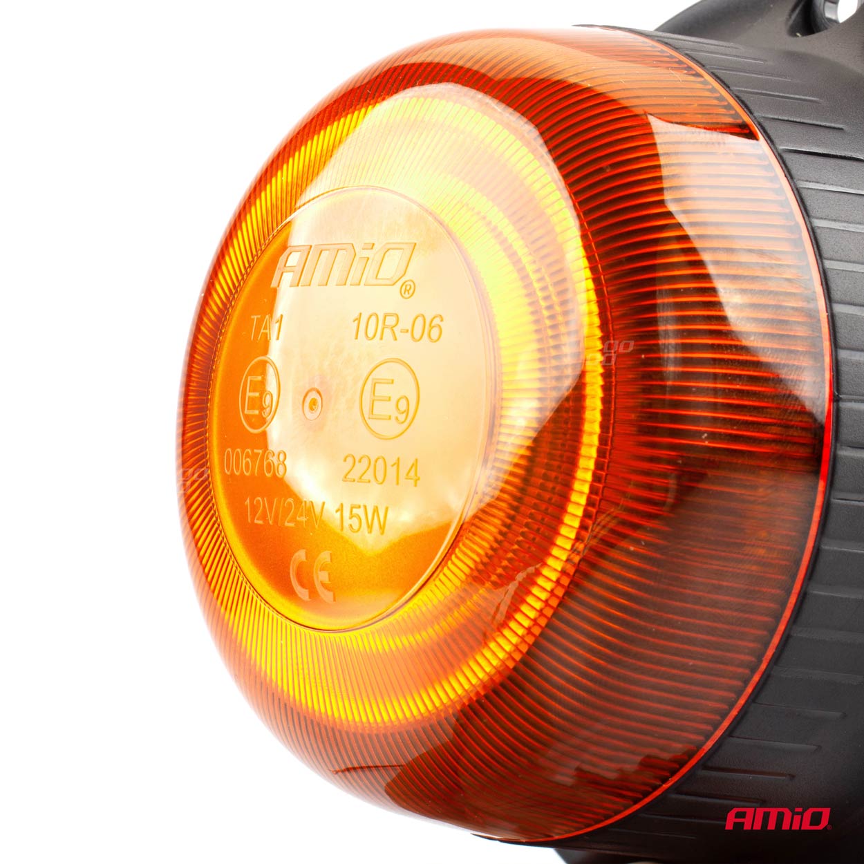 Farolim Rotativo AMIO R65 R10 18LED 12/24V IP56