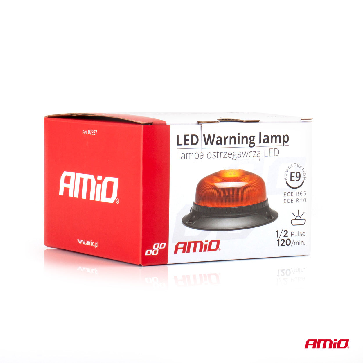Farolim Rotativo AMIO R65 R10 18LED 12/24V IP56