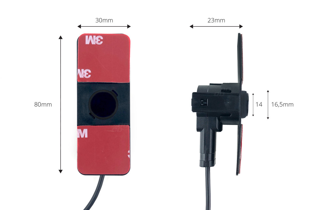 Câmara com DISPLAY Automóvel AMIO KIT Completo + Sensores
