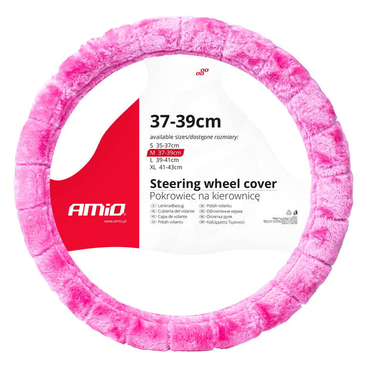 Capa  de Volante AMIO PINK Tamanho M 37-39 cm