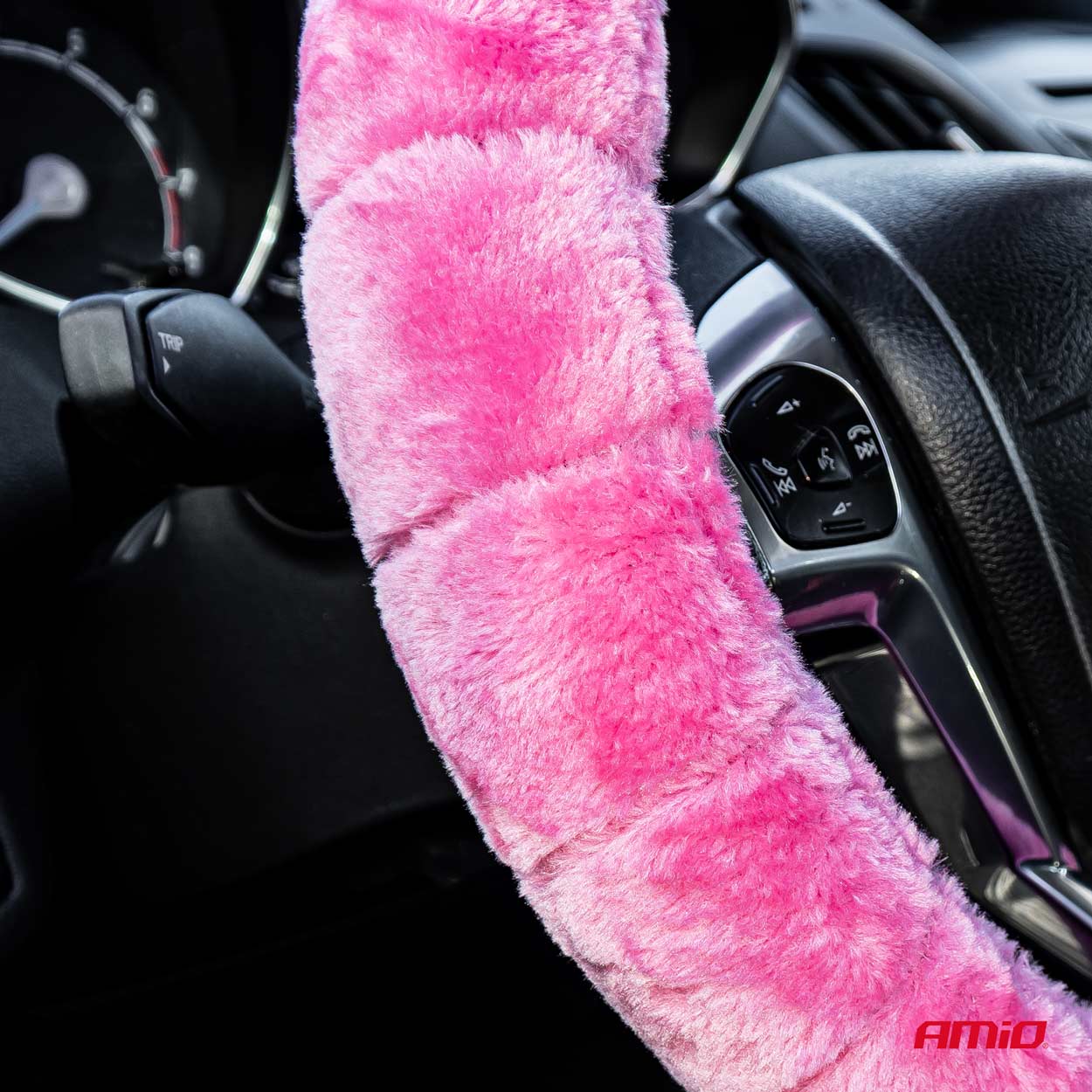 Capa  de Volante AMIO PINK Tamanho M 37-39 cm