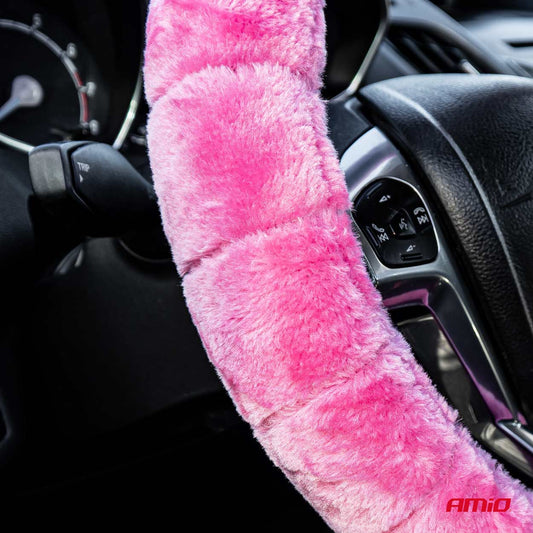 Capa  de Volante AMIO PINK Tamanho M 37-39 cm