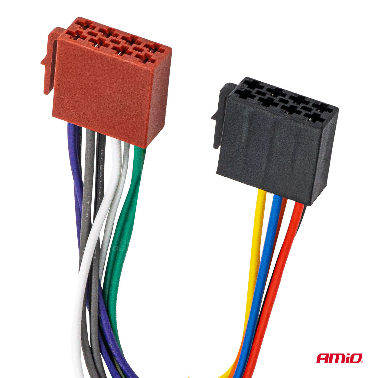 Cabos de Auto Rádio AMIO FICHA FEMEA ( ISO + AV ) CCA 5A 12V