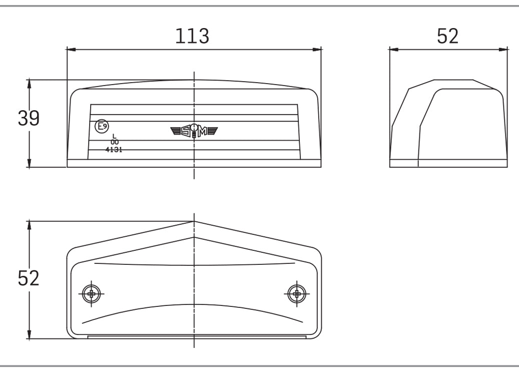 Farolim de Luz de Matricula Universal