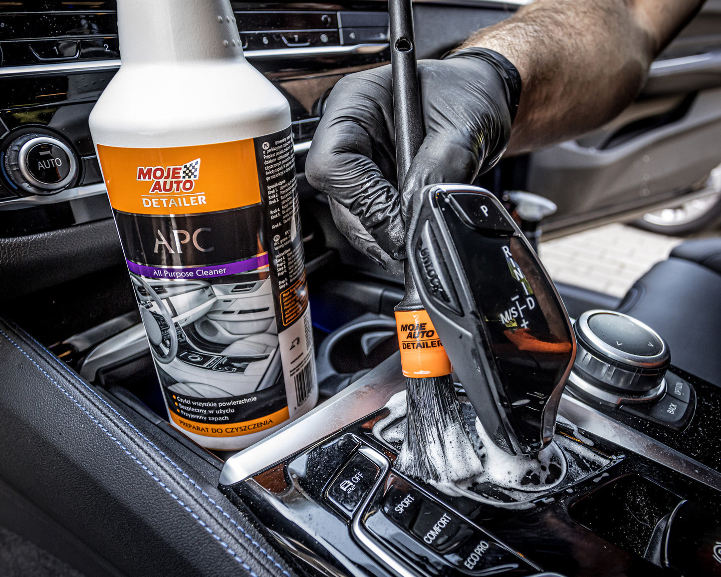 KIT Pinceis Detail MOJE AUTO Conjunto de 5 PINCEIS