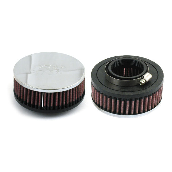 K&N, conjunto de Filtro de Ar 51 mm de diâmetro