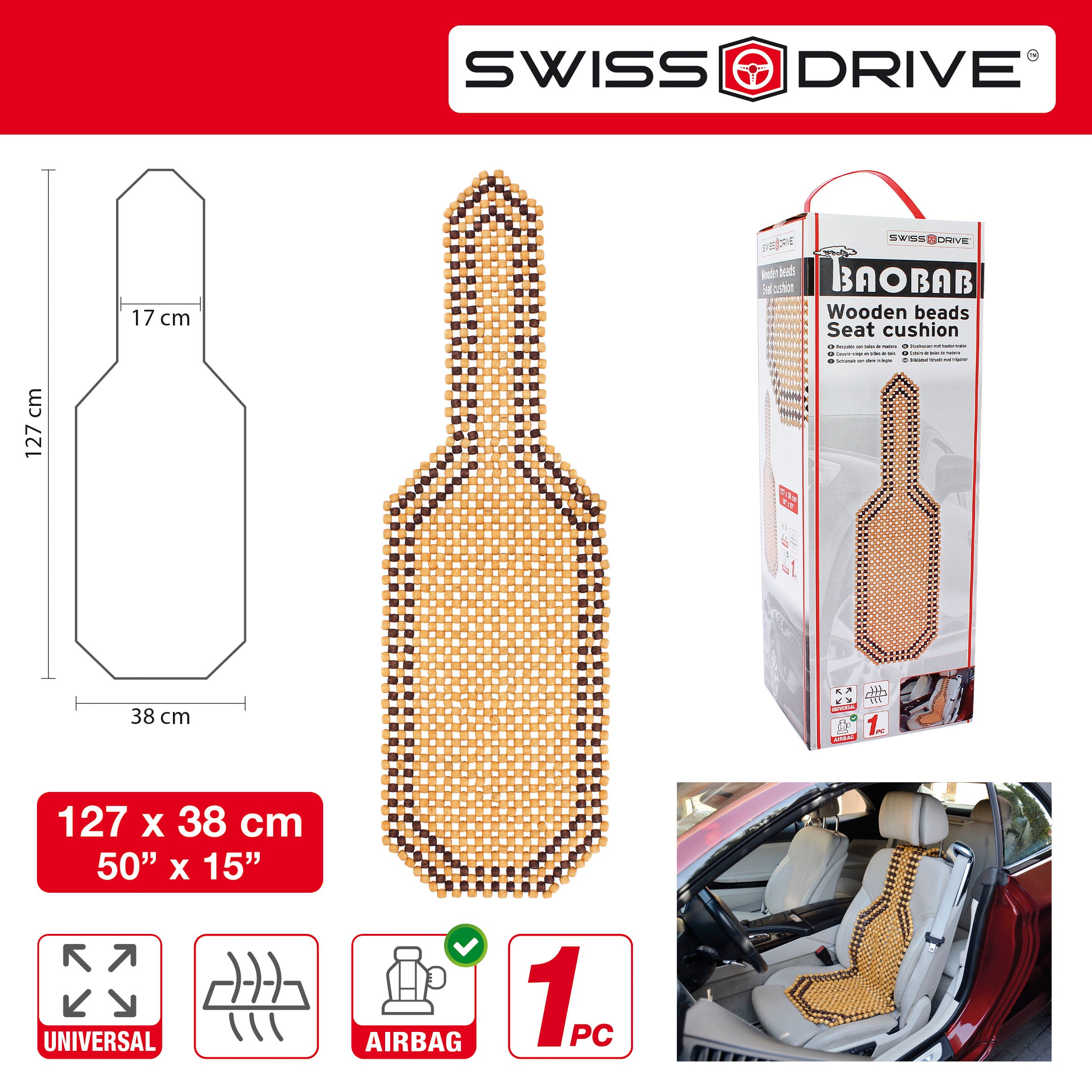 Esteira em Bolas de Madeira "Baobab"