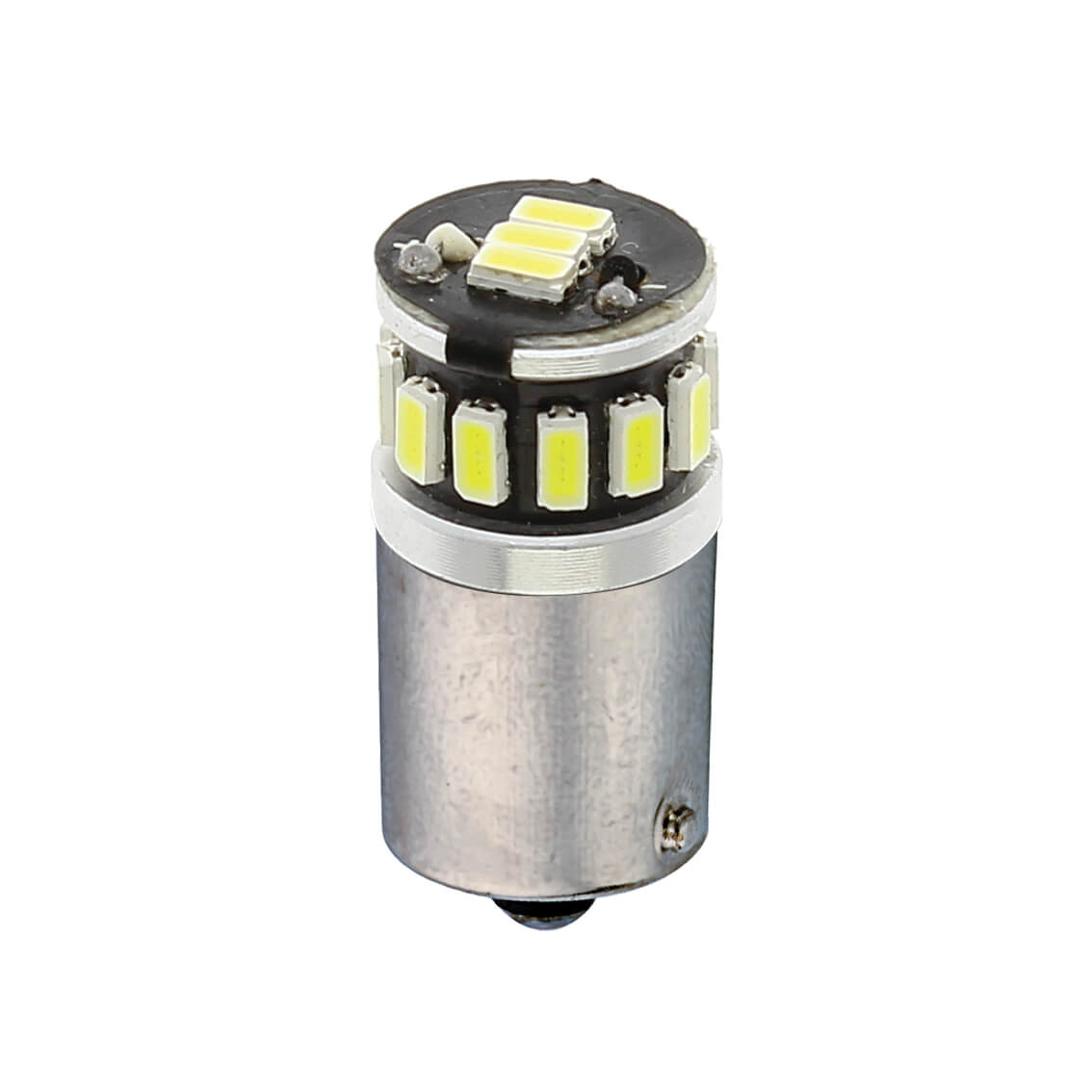 Lâmpada LED EVO C/ 5 Leds BA9S 12V 2.5W Branco 2PCS