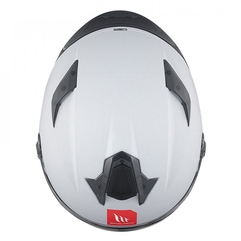 MT Helmets Capacete Integral Targo S Solid A12 Cinza Brilhante