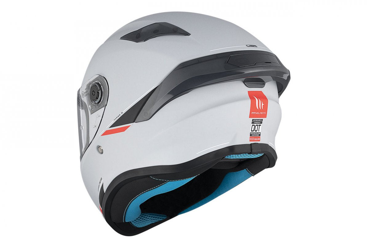 MT Helmets Capacete Integral Targo S Solid A12 Cinza Brilhante