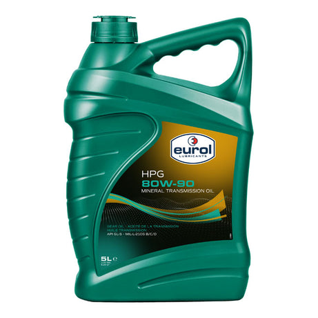 Eurol, óleo de transmissão 80W90 GL5. 5 litros