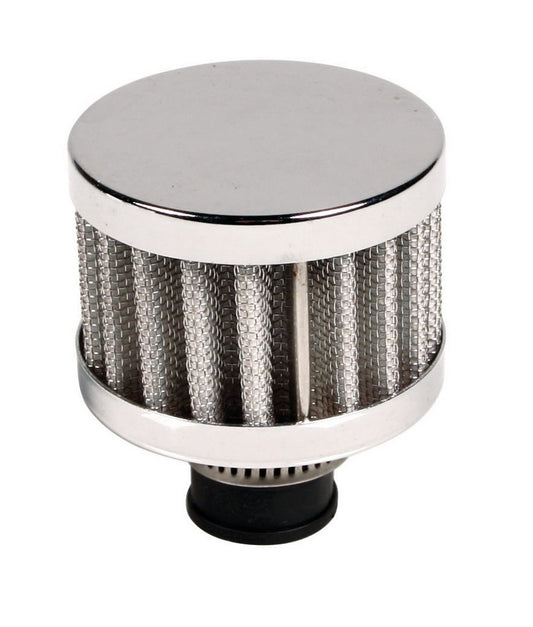 Mini Filtro de AR LAMPA Cónico Universal " Cromado" 12 mm