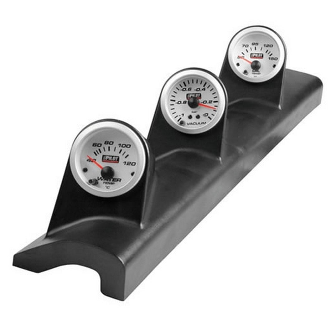 SUPORTE DE PILAR LAMPA para 3 MANÓMETROS