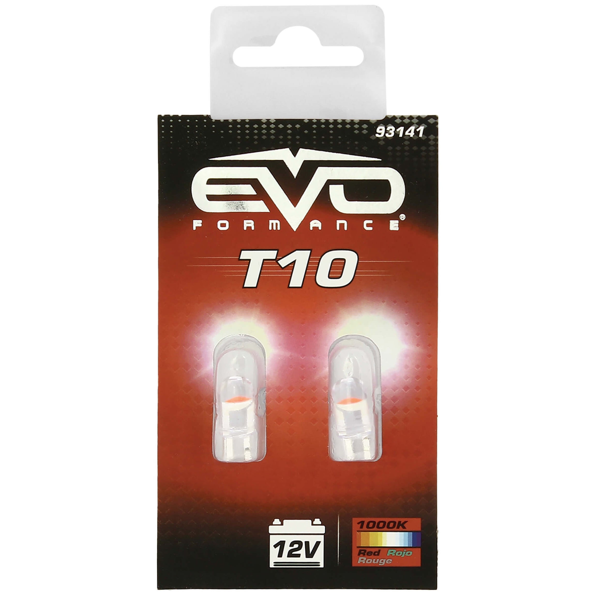 Lâmpada Led EVO sem Casquilho 12V T10 Vermelho 2 PCS