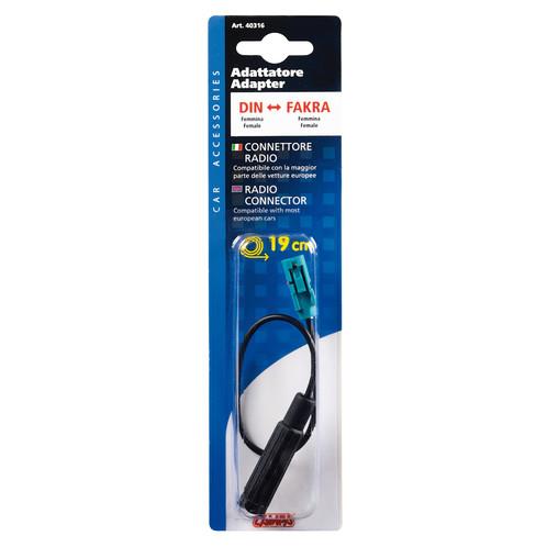 Adaptador LAMPA ANTENA DIN FEMEA» FAKRA FEMEA 19CM