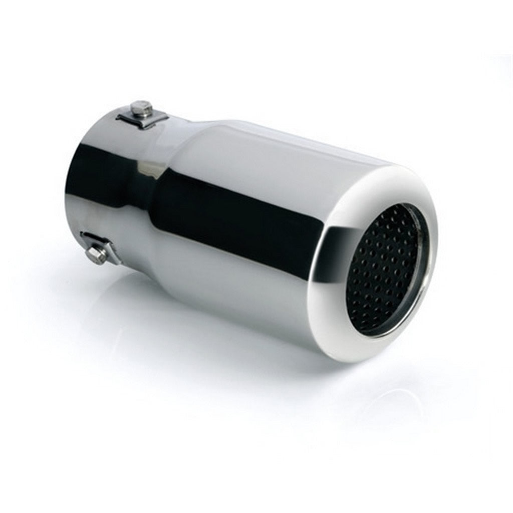 Ponteira de Escape Universal Auto LAMPA em AÇO INOX Cromado Som Desportivo