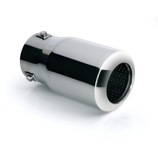 Ponteira de Escape Universal Auto LAMPA em AÇO INOX Cromado Som Desportivo