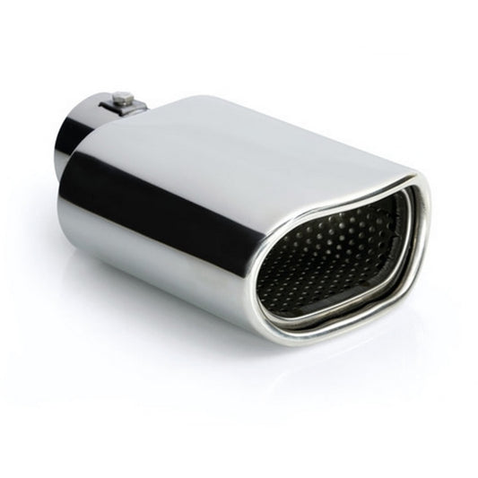Ponteira de Escape Universal Auto em AÇO INOX Cromado Som Desportivo TS-27