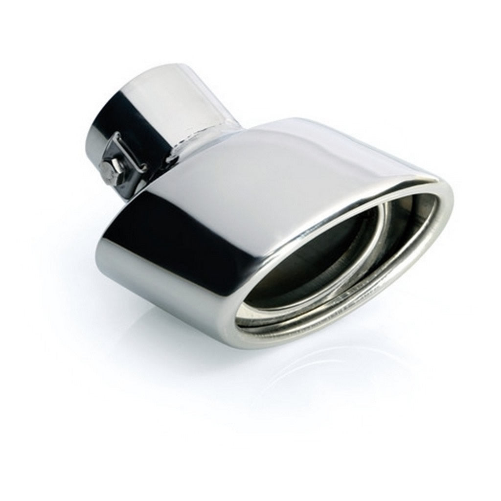 Ponteira de Escape Universal Auto LAMPA em AÇO INOX CROMADO