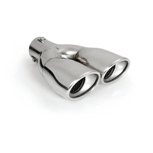 Ponteira de Escape Dupla Universal Auto PILOT OVAL TS-47
