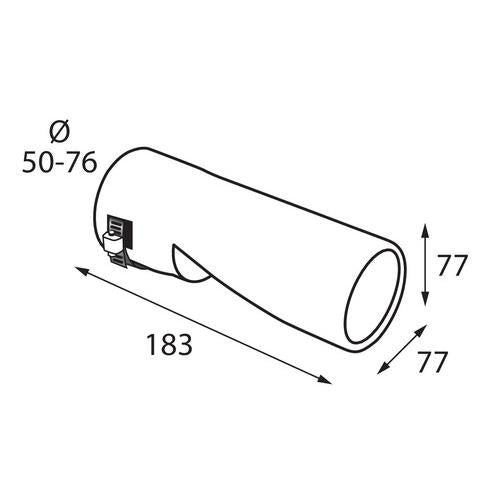 Ponteira de Escape LAMPA Universal para Carrinhas & Autocaravanas TS-69
