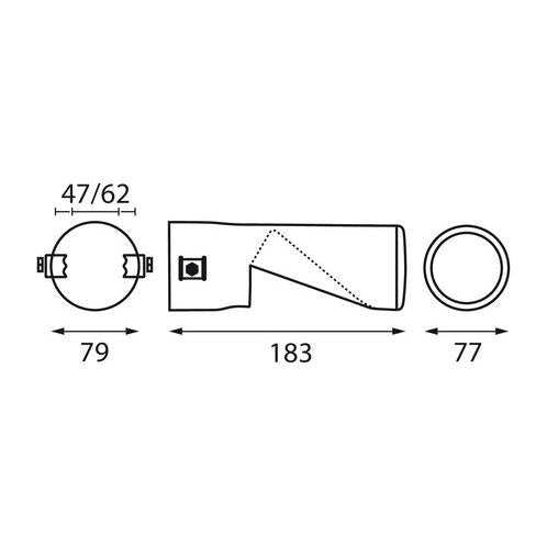 Ponteira de Escape LAMPA Universal para Carrinhas & Autocaravanas TS-69