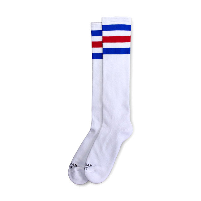 American Meias Joelho alto American Pride listra azul/vermelha/azul