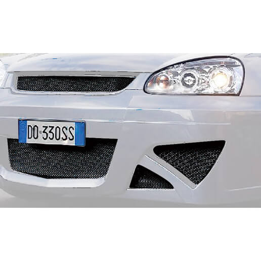 Grelha de Alumínio Race Sport Universal Preta