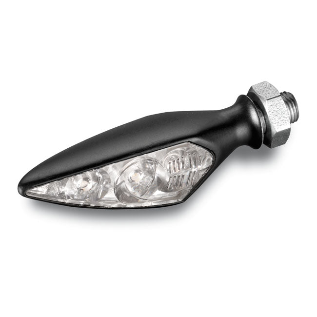 Pisca Moto Led 1 UND Kellermann, Rhombus S Sinalizador escuro. FL/RR
