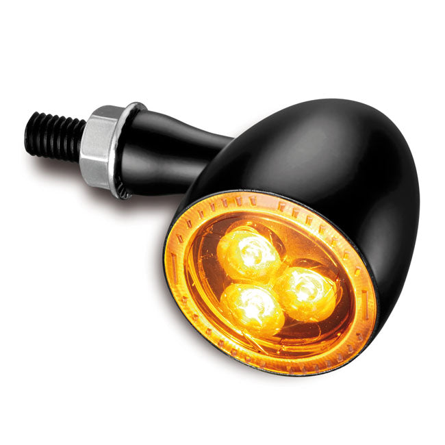 Piscas Moto LED Kellermann escuro Bullet 1000. Preto