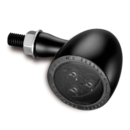 Piscas Moto LED Kellermann escuro Bullet 1000. Preto