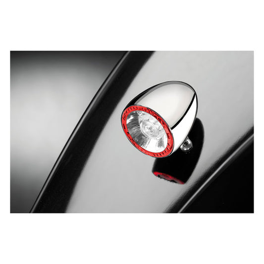 Kellermann, lanterna traseira LED Bullet 1000 RB. Cromo