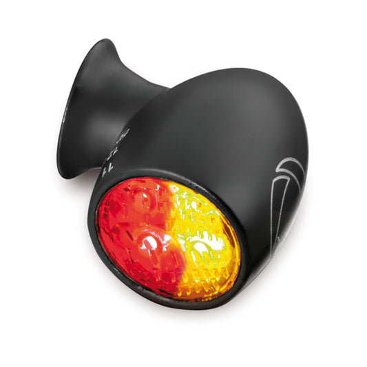 Pisca Moto + luz presença + luz stop Kellermann Atto® DF preto ECE (3 em 1)