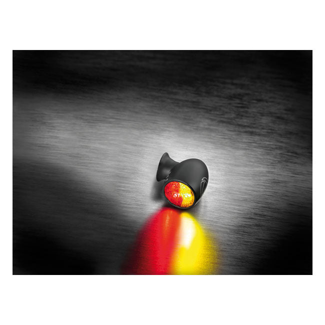 Pisca Moto + luz presença + luz stop Kellermann Atto® DF preto ECE (3 em 1)