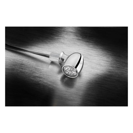 Pisca Moto + luz presença + luz stop Kellermann Atto® DF cromado ECE (3 em 1)