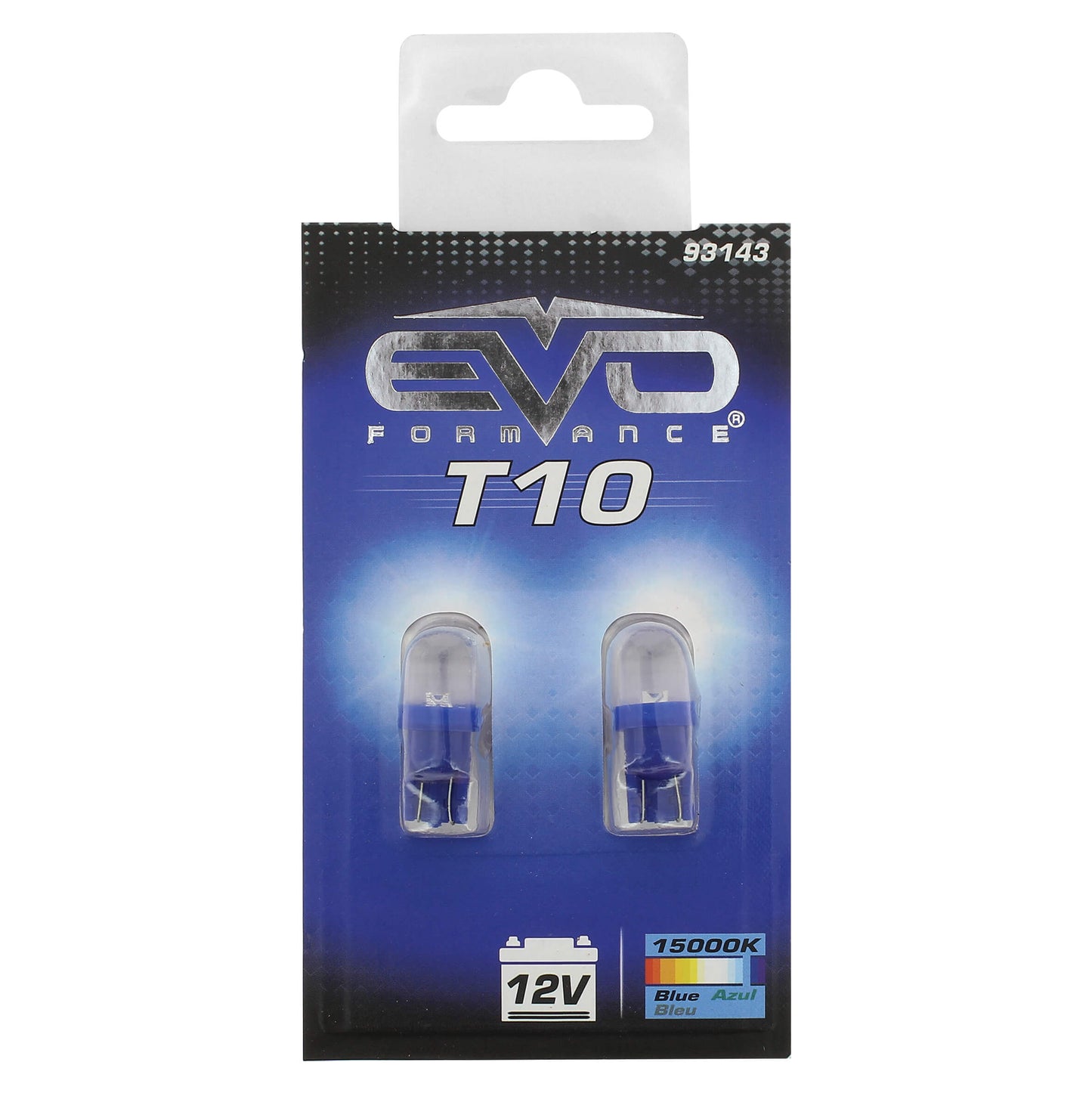 Lâmpada Led EVO sem Casquilho 12V T10 Azul 2 PCS