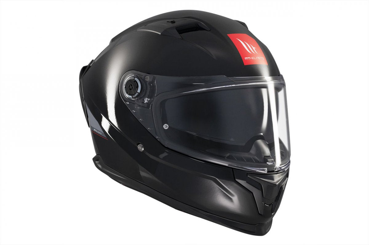 Capacete Integral Braker SV Solid A1 MT Helmets - Preto Brilhante