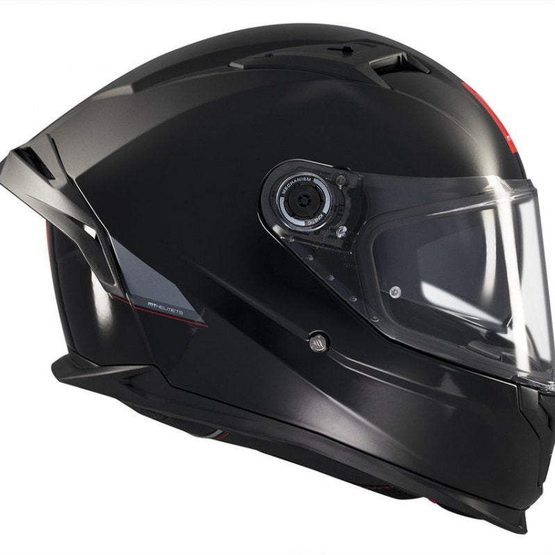 Capacete Integral Braker SV Solid A1 MT Helmets - Preto Brilhante