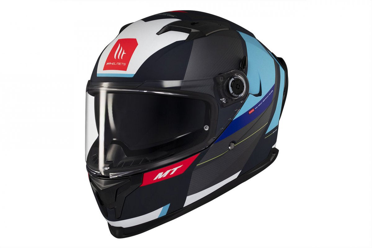 MT Helmets Braker SV Chento C7 Capacete Integral Azul/Preto Fosco