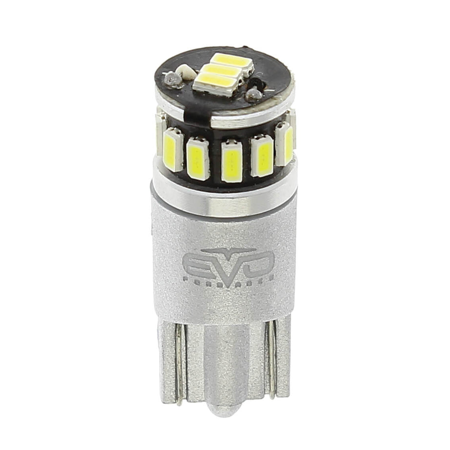 Lâmpada T10 EVO C/ 5 Leds 12V 2.5W Branco 2 PCS