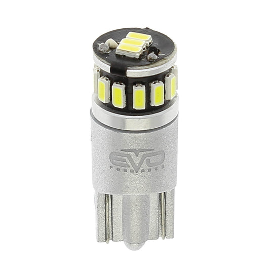 Lâmpada CANBUS LEDS T10 EVO C/ 5 Leds 12V 2.5W Branco Base w2,1x9,5d 2PCS