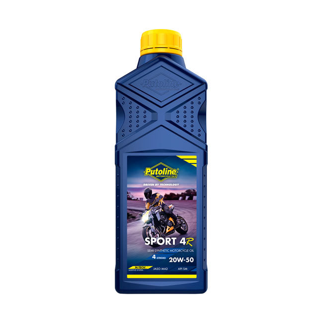 Putoline, óleo de motor Sport 4R 20W-50. 1 litro