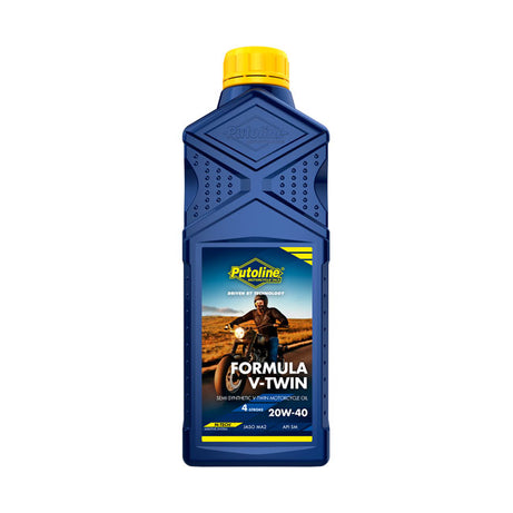 Putoline, óleo de motor Fórmula V-Twin 20W-40. 1 litro