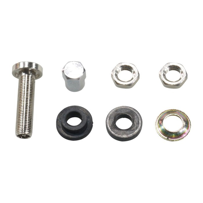 Haste da Válvula tubeless aparafusada. Tampa sextavada cromada