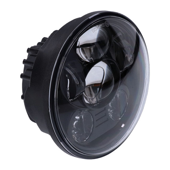 Unidade de farol LED brilhante de 5-3/4". Preto