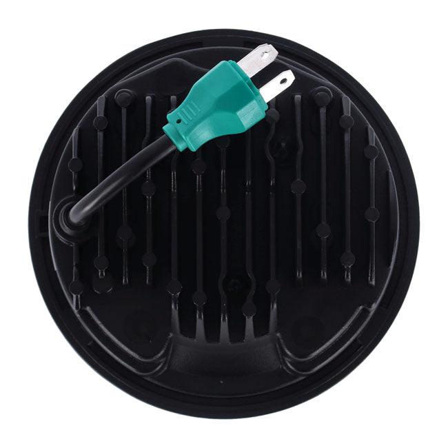 Unidade de farol LED brilhante de 5-3/4". Preto