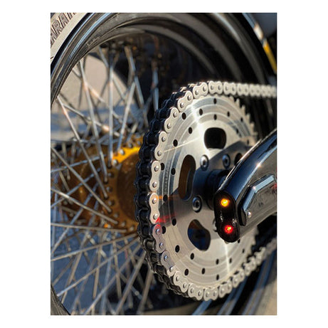 Kellermann, pisca-pisca Moto Atto® Integral. Lente preta e transparente