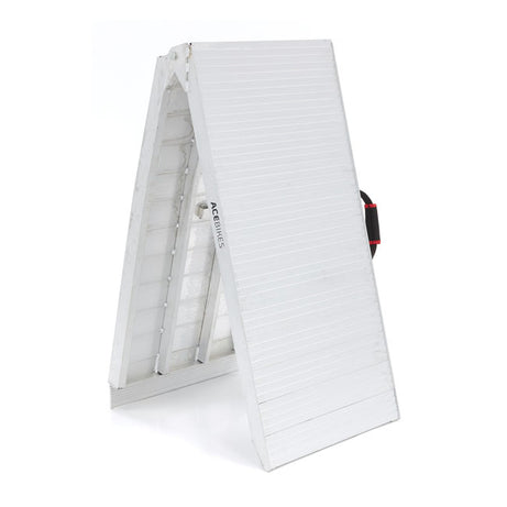 AceBikes, rampa dobrável resistente extra larga. 500kg