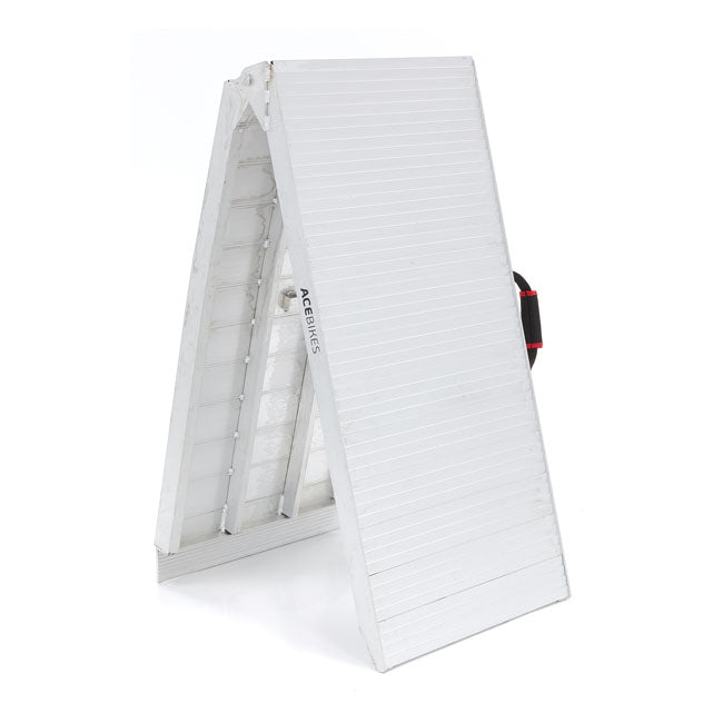 AceBikes, rampa dobrável resistente extra larga. 500kg