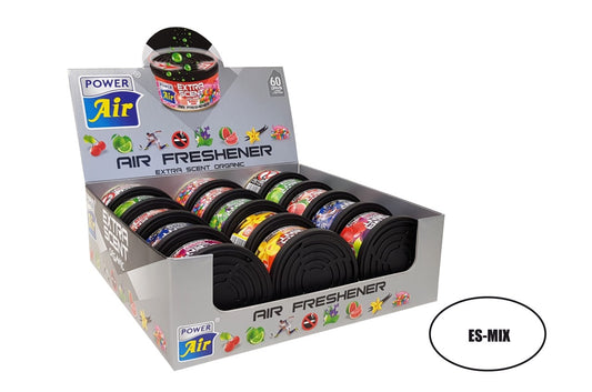 Expositor Ambientador Automóvel Power Air "EXTRA SCENT" (15 Unidades /MIX)